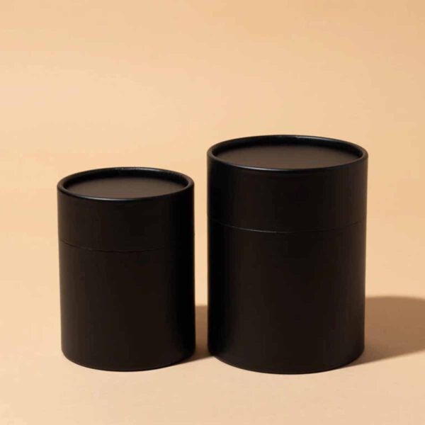 Black Paper Candle Tubes