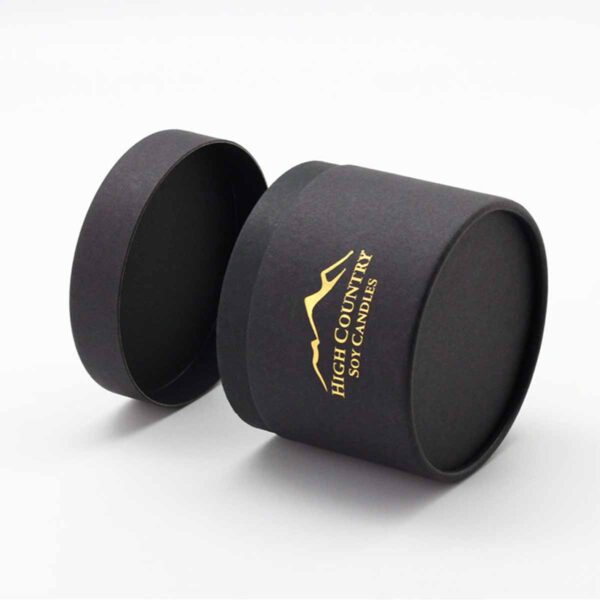 Custom Black Paper Candle Tubes